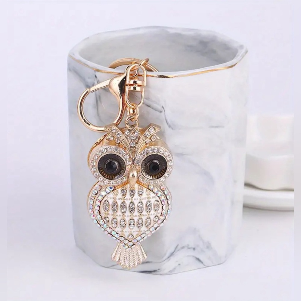 Creative Metal Owl Keychain